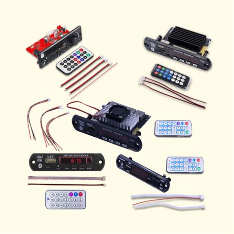 Music Player Modules with Remote, Stereo Board With Built In Display B