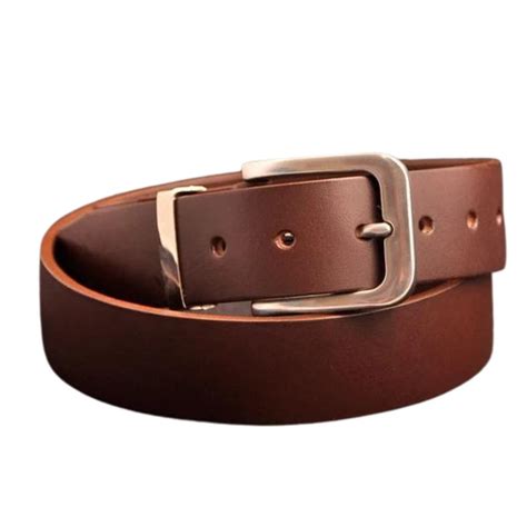 Men's Brown Leather Belt Made With High Quality Material