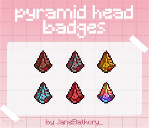 Twitch badges | Pyramid head - Pixel art by unf0rgivenn on DeviantArt