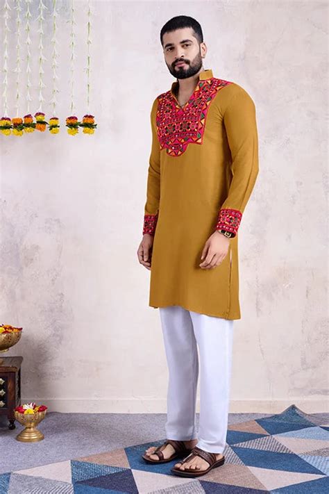 Navratri Festival Men's Kurta For Garba Celebrations – shubhkalastore.com