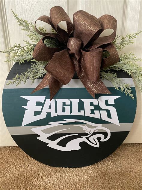 Philadelphia Eagles Door Hanger - Etsy | Door signs diy, Football ...