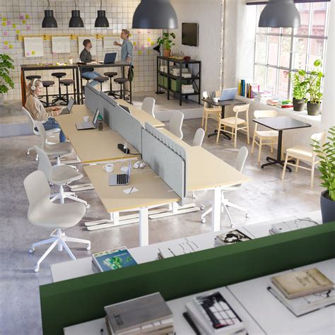 Flexible zones for different styles of co-working - IKEA