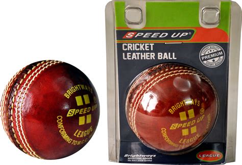 Speed Up Leather Cricket Season Ball-Red – Speed Up Sports