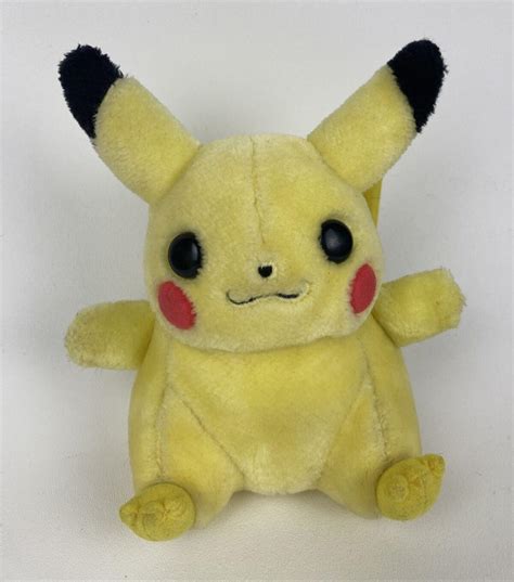 VINTAGE 1998 Nintendo Pokemon PIKACHU 7" Plush Stuffed Animal Hasbro ...