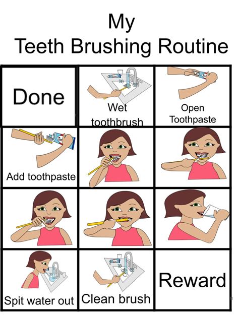 Tween Brushing Teeth Routine 的图像结果