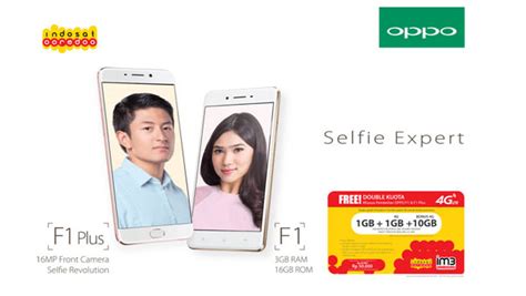 Kuota Gratis 12GB Indosat Setiap Pembelian Oppo F1 & F1 Plus