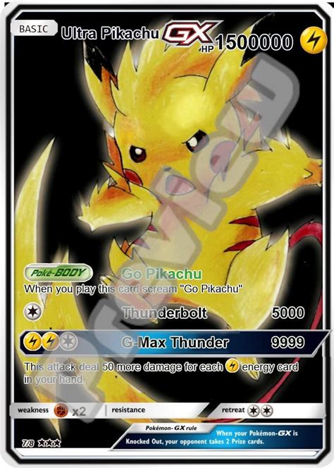 Charizard Pikachu Gx Gmax Vmax Gigantamax Ex Pokemon Card/pikachu Mega ...