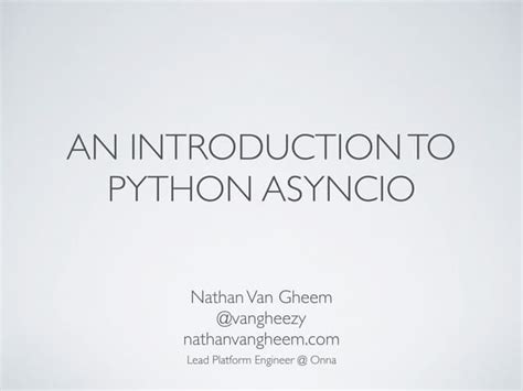 Image result for Python Asyncio PDF
