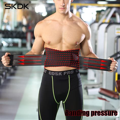 SKDK专业运动护腰带背部腰部8根保护支撑条健身深蹲举重硬拉腰带-阿里巴巴