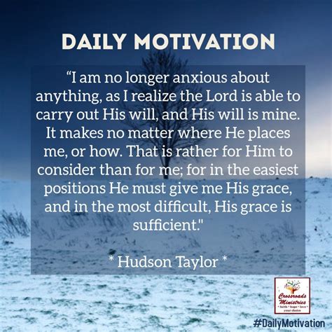 Daily Motivation: Hudson Taylor - CROSSROADS MINISTRIES