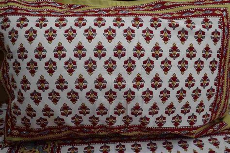 Buy Jaipuri Cotton Double Bedsheets Online - Fabric Bazaar