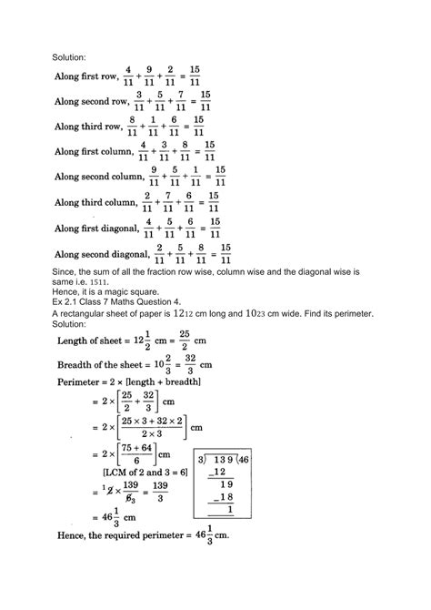 7 Class Maths Chapter 2 Exercise 1 Bit 的图像结果