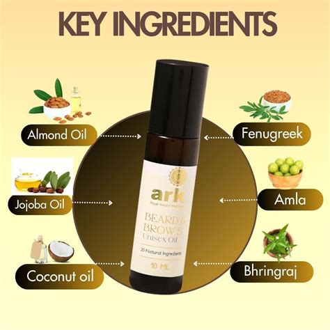 Beard & Brow Growth Oil | Herbal & Natural: Ark Natural – Ark Natural
