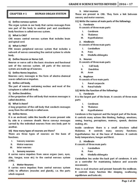 Image result for Science Notes for 8th Graders