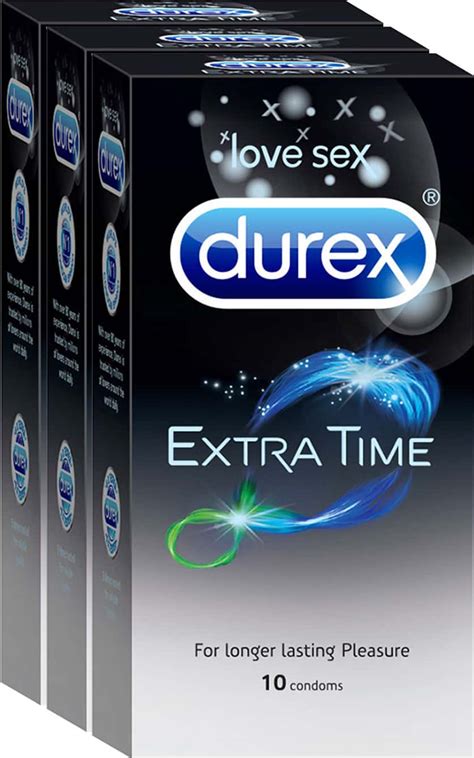 Buy DUREX EXTRA TIME PACKET OF 10 CONDOMS Online & Get Upto 60% OFF at ...
