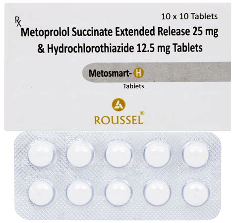 Metosmart H Tablet Er 10 - Uses, Side Effects, Dosage, Price | Truemeds