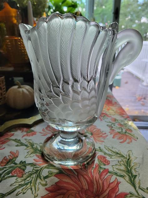 Vintage Discontinued Mikasa Swan Vase, Frosted Glass Vase on Pedestal ...