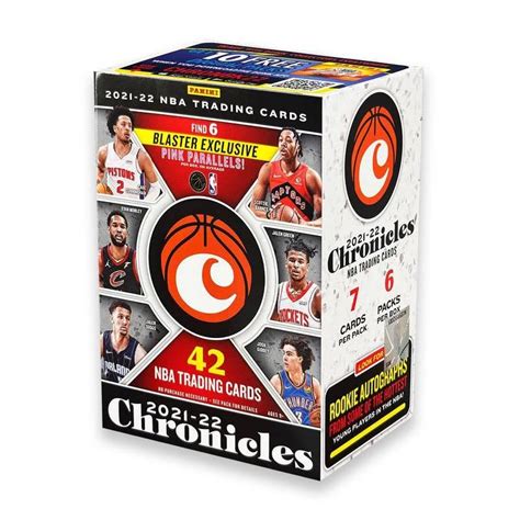 2021 2022 Panini Chronicles Basketball Blaster Box 42 Trading Cards ...