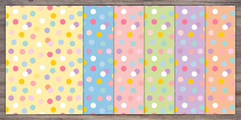 Polka Dot Pattern A4 Sheets | Twinkl Party (teacher made)