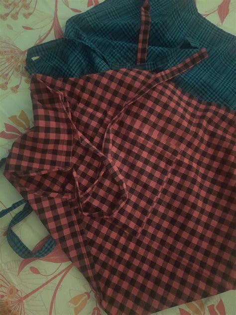 Buy PIXEL HOME DECOR Cotton Apron with Front Center Pocket with End ...