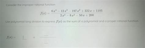 Image result for What Is a Improper Rational Function