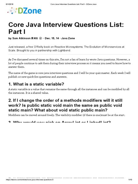 Image result for Core Java Programming Interview Questions