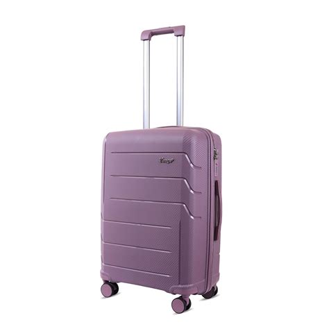 Verage V-Lite Orion 68 cms Purple Hard Sided Check-in Size Luggage ...
