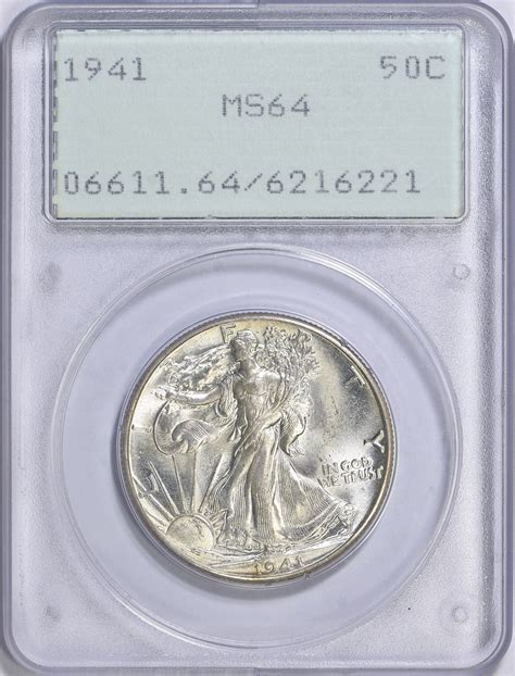 1941 Walking Liberty Half Dollar PCGS MS-64 OGH (1st Gen) (Item 1703576 ...