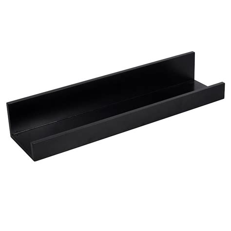 24in. Black Wood Photo Ledge | At Home