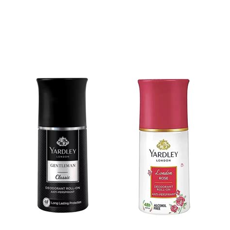 Yardley London gentlemen classic & london rose Deodorant Roll On Anti ...