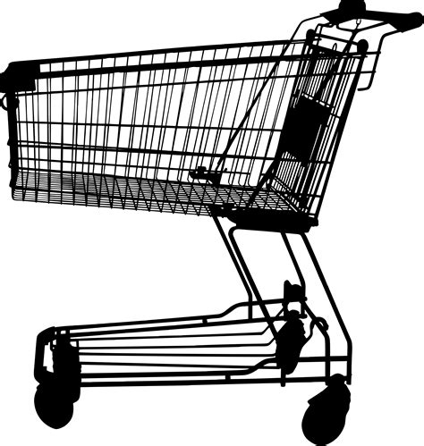 Free Shopping Cart Clipart Black And White, Download Free Shopping Cart ...