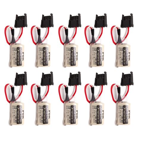 Buy 10Pcs 1000mAh CR14250SE 3V 1/2AA Replacement FDK PLC Battery 1747 ...