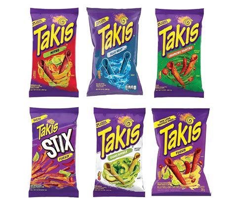Assorted Flavors - Takis Variety Pack - 6 Bags of Philippines | Ubuy