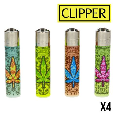 Briquet Clipper Leaf Baroque Grass X4 - Disponible sur S Factory