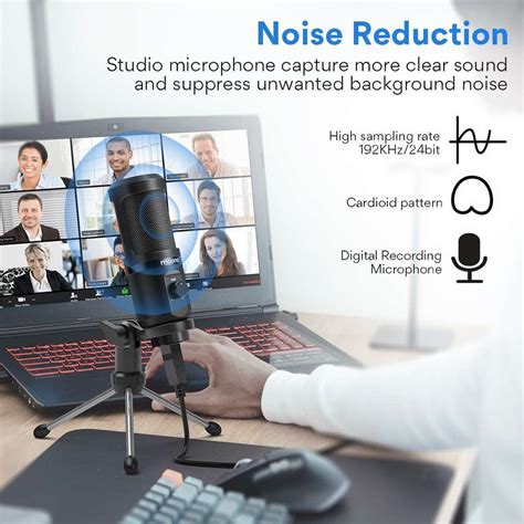 MAONO AU-PM461TR USB Condenser Mic for PC and Singing, Recording ...