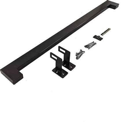 Buy Modern Aluminum Handrail Grab Bar Kit, Adjustable Steel Brackets ...