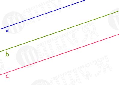 Image result for Three Parallel Lines Theorem