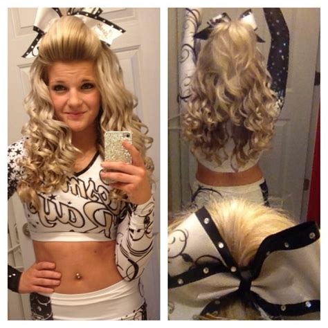 Cali Cheer Hair Tutorial 的图像结果