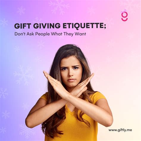 You shouldn't ask someone what they want for a birthday or other event ...