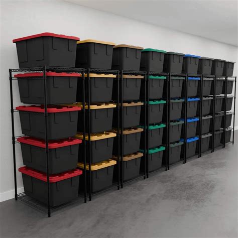 SafeRacks Tote Storage Rack for Storage Totes | No More Stacking ...
