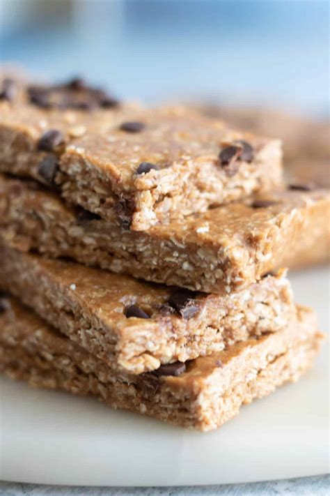 Diabetic No Bake Granola Bar Recipe - Healthy Granola Bars Erin Lives ...