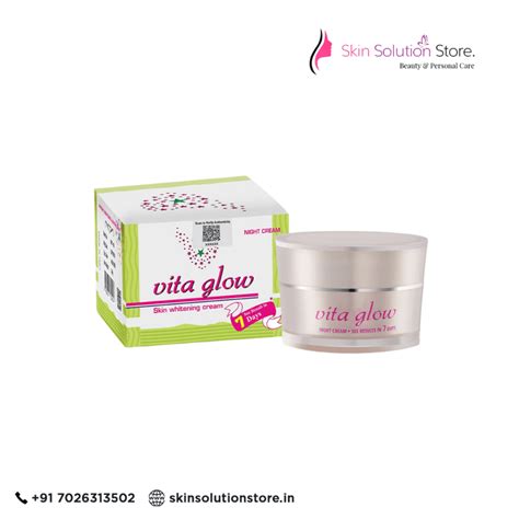 Vita Glow Night Skin Whitening Cream 30g – Skin Solution Store
