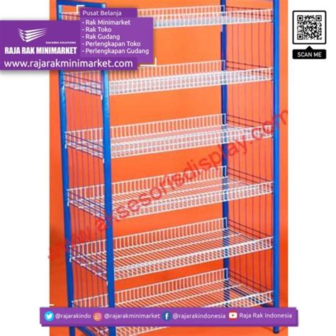 Rak Jajanan Warung / Makanan Ringan / Kue Susun Tipe L-80