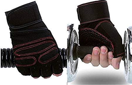 HOW (HOUSE OF WISHES) with Device Gym Gloves with Wrist Wraps Support ...