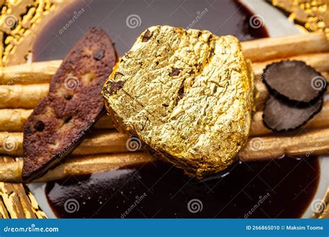 Black Angus 24 Carat Gold Steak. Beef Tenderloin, Foie Gras, Fresh ...
