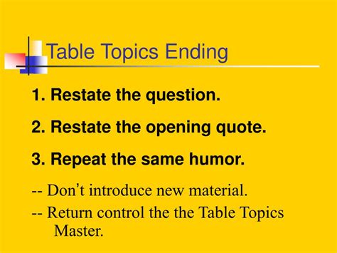 Image result for Table Topics Competitions