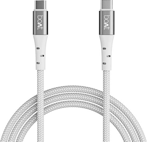 boAt Type-C C300 Tangle-Free, Sturdy USB Cable w/ 60W/3A PD Fast ...