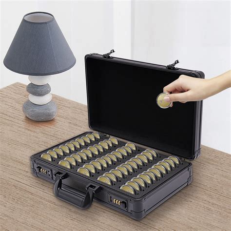 Aluminum Coin Collection Case Coin Display Box - SUN CASE