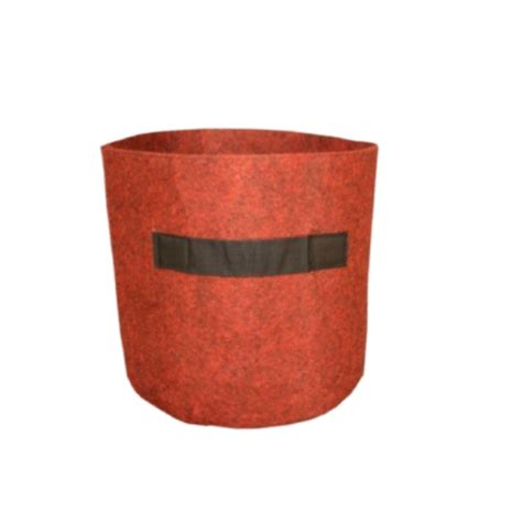Nutripot 15 Inch X 15 Inch Geo Fabric Grow Bag 400 GSM One Bag (Maroon ...