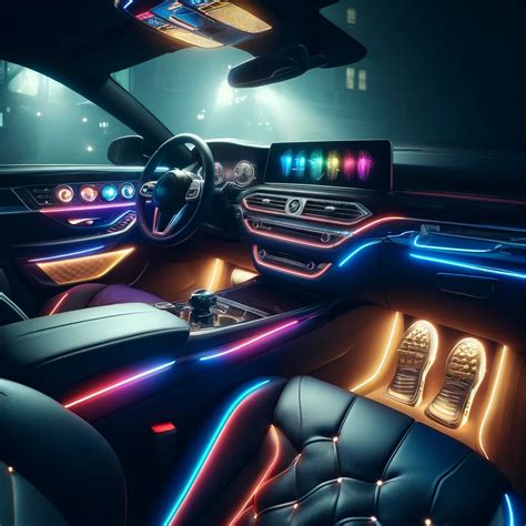 Top Cars With Ambient Lighting 2024: Stunning LED Interior